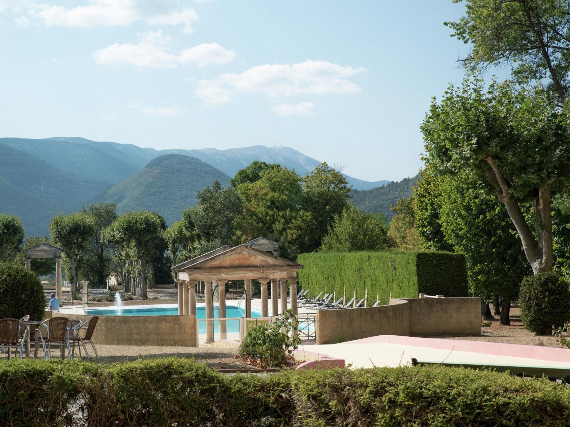 Cozy Apartment With Swimming Pool Terrace Garden Parking Montbrun-les-Bains Bagian luar foto