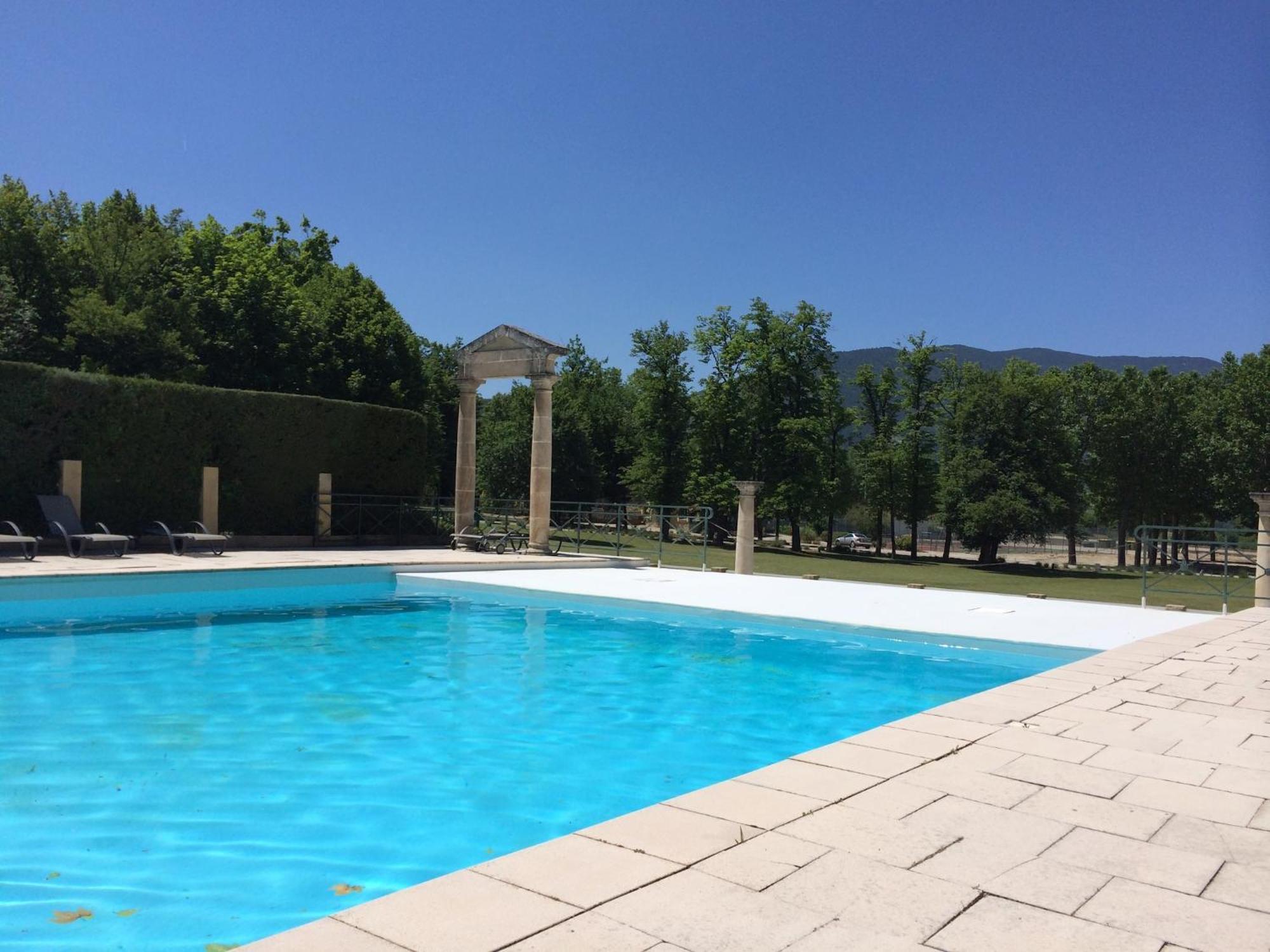 Cozy Apartment With Swimming Pool Terrace Garden Parking Montbrun-les-Bains Bagian luar foto